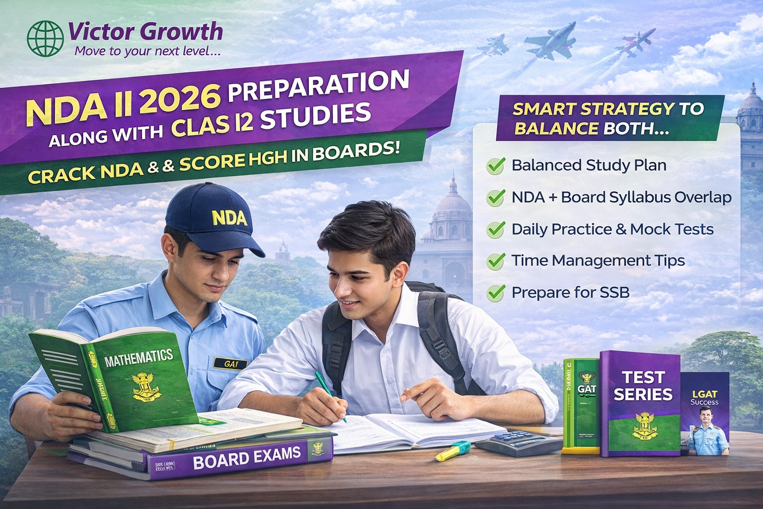NDA II 2026 PREPARATION ALONG WITH CLASS 12 STUDIES