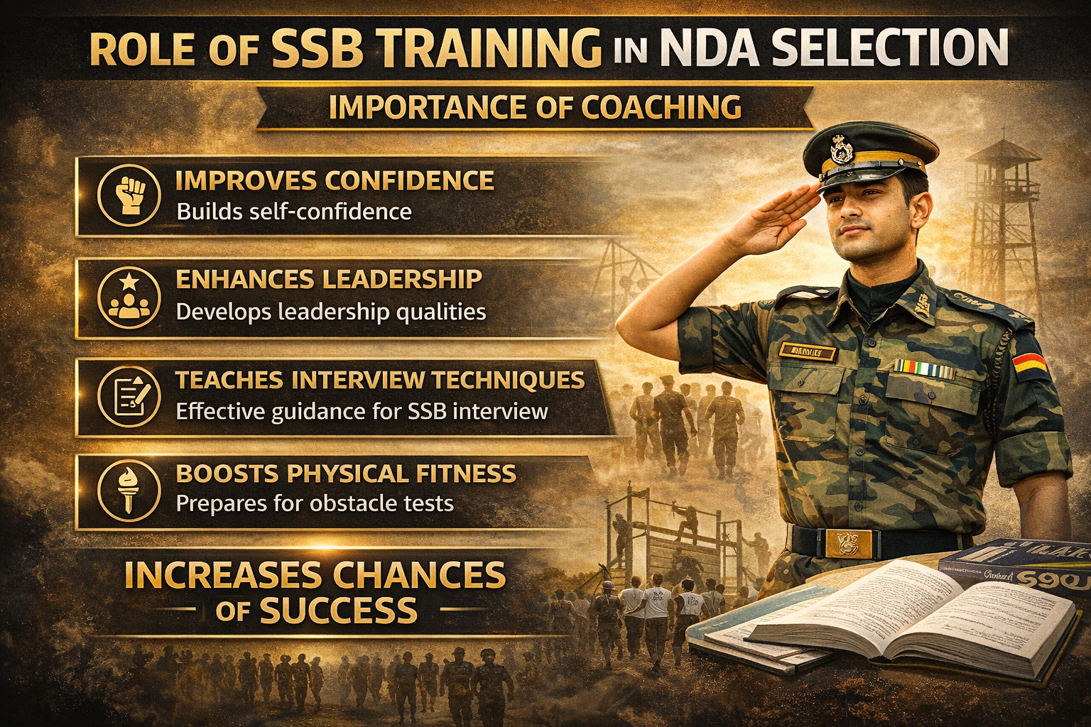 Role of SSB Training in NDA Selection – Importance of Coaching