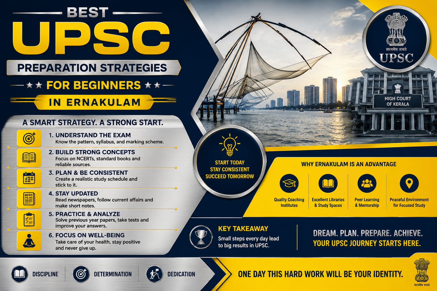 BEST UPSC PREPARATION STRATEGIES FOR BEGINNERS IN ERNAKULAM