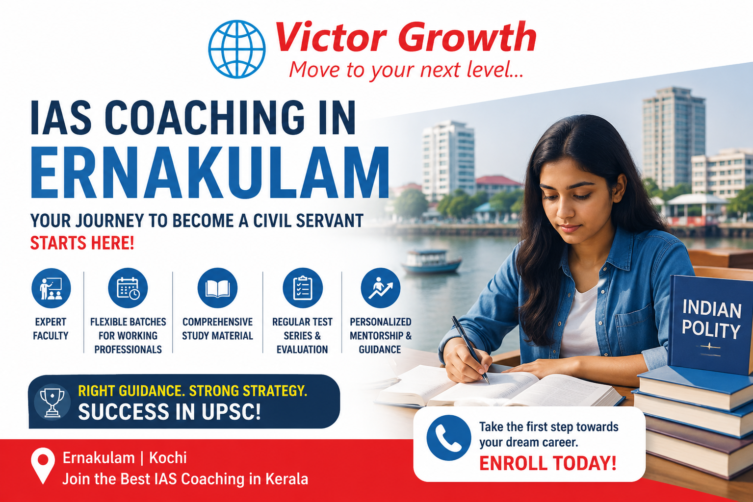 How IAS Coaching in Ernakulam Helps Working Professionals Prepare for UPSC