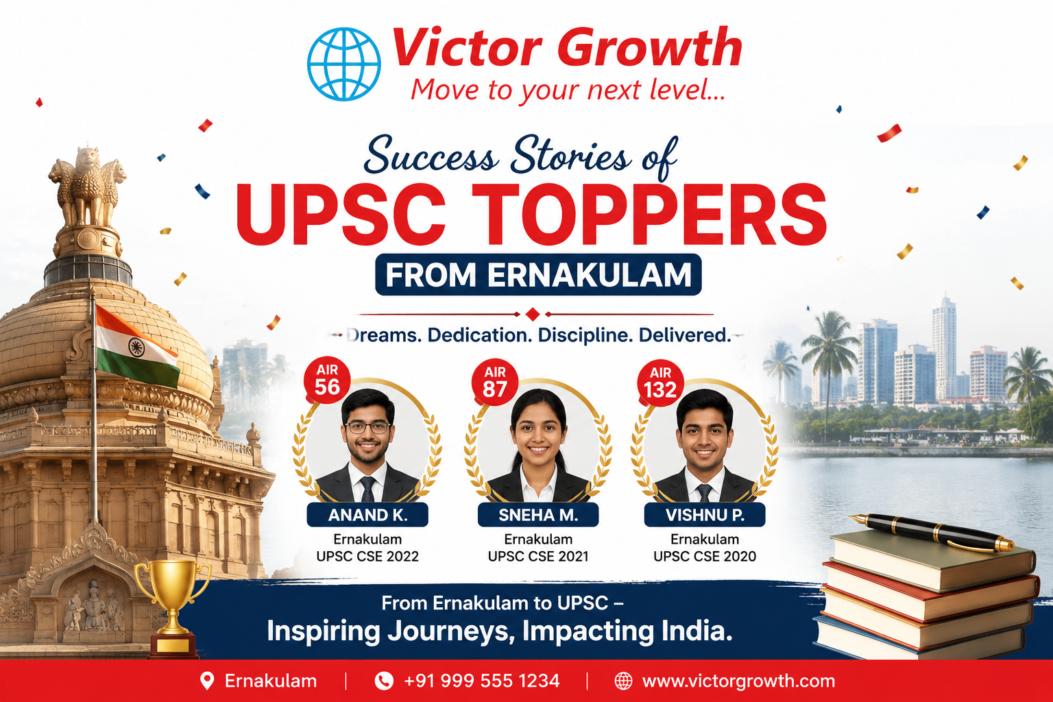 Success Stories of UPSC Toppers from Ernakulam