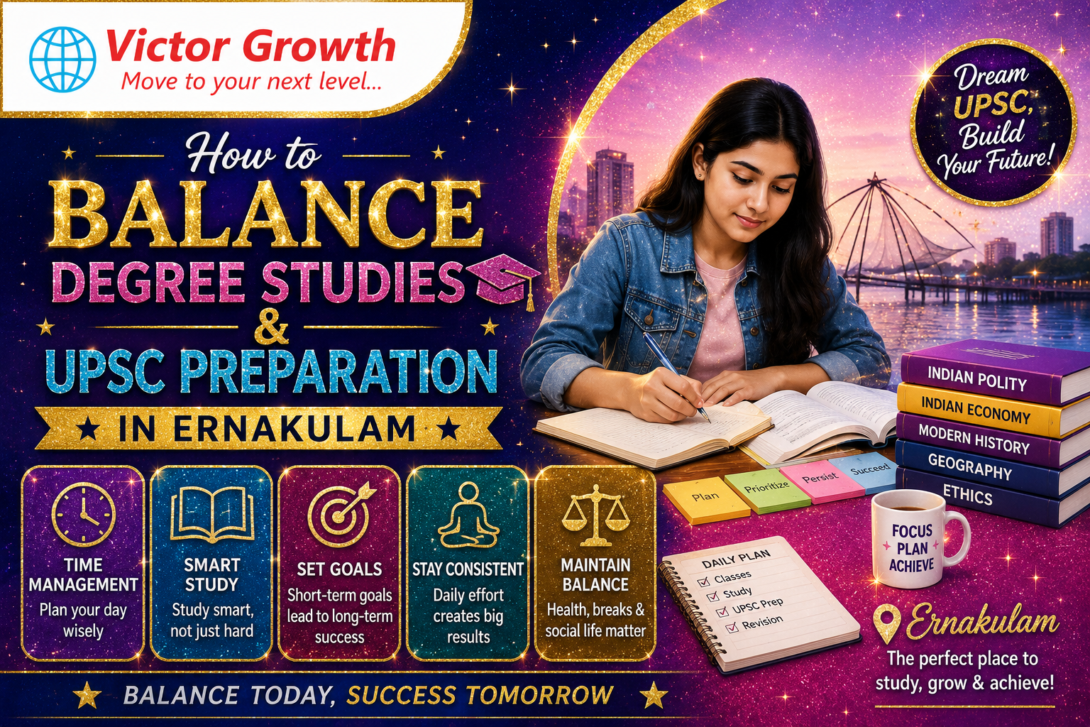 How to Balance Degree Studies and UPSC Preparation in Ernakulam