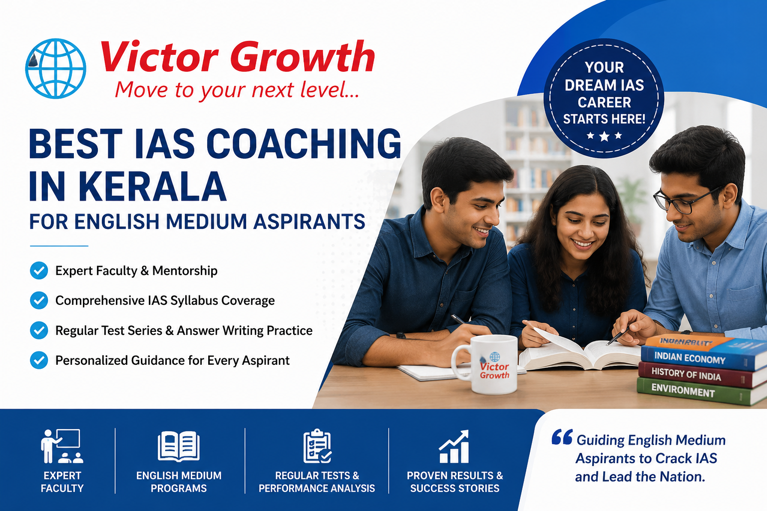 Best IAS Coaching in Kerala for English Medium Aspirants