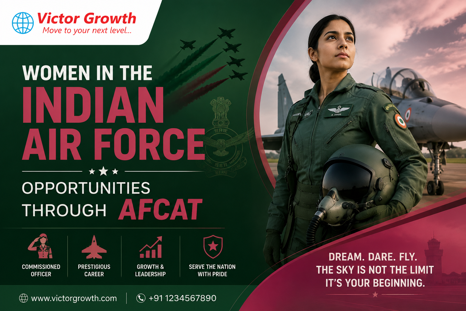 Women in the Indian Air Force: Opportunities Through AFCAT