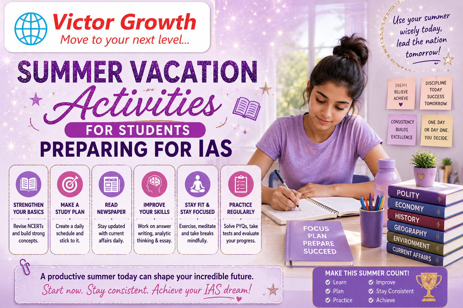 Summer Vacation Activities for Students Preparing for IAS