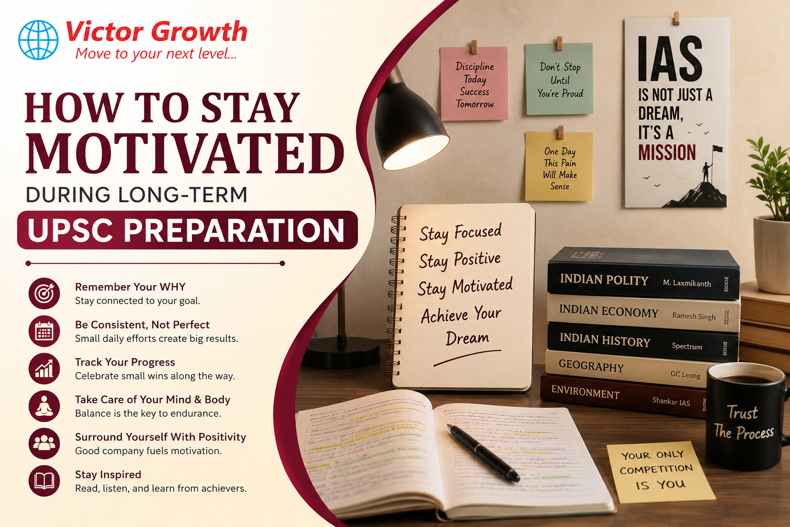 How to Stay Motivated During Long-Term UPSC Preparation
