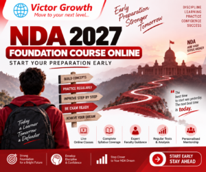 NDA 2027 FOUNDATION COURSE ONLINE: START YOUR PREPARATION EARLY