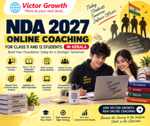 NDA 2027 ONLINE COACHING FOR CLASS 11 AND 12 STUDENTS IN KERALA
