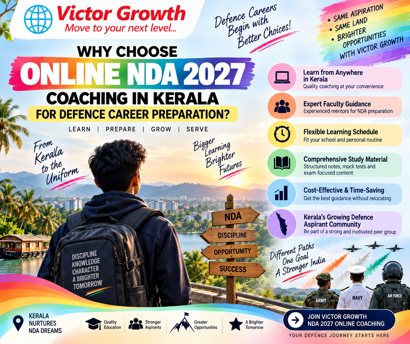 WHY CHOOSE ONLINE NDA 2027 COACHING IN KERALA FOR DEFENCE CAREER PREPARATION?