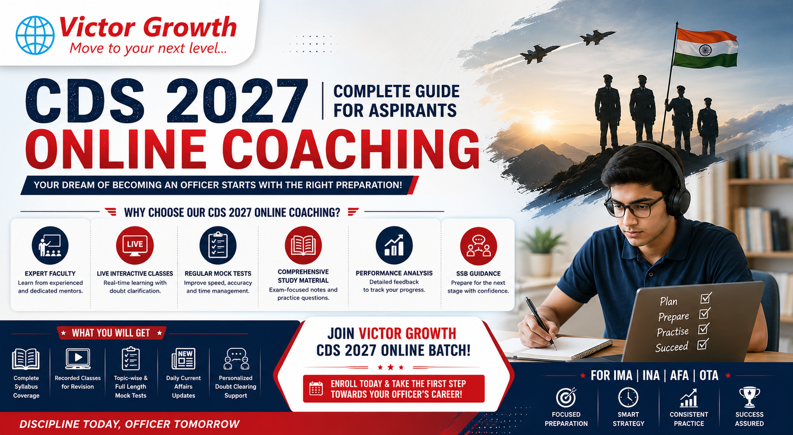 CDS 2027 Online Coaching: Complete Guide for Aspirants
