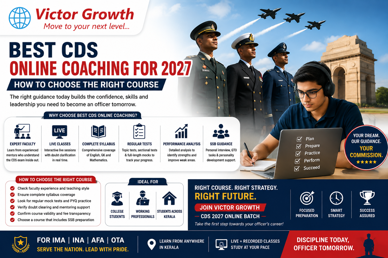 BEST CDS ONLINE COACHING FOR 2027: HOW TO CHOOSE THE RIGHT COURSE
