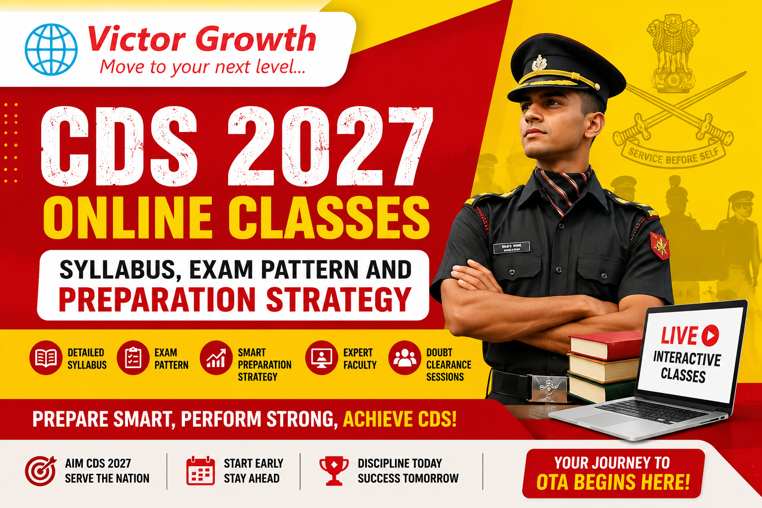 CDS 2027 Online Classes: Syllabus, Exam Pattern and Preparation Strategy