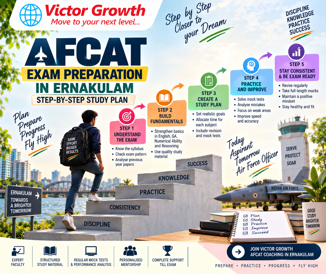 AFCAT Exam Preparation in Ernakulam: Step-by-Step Study Plan