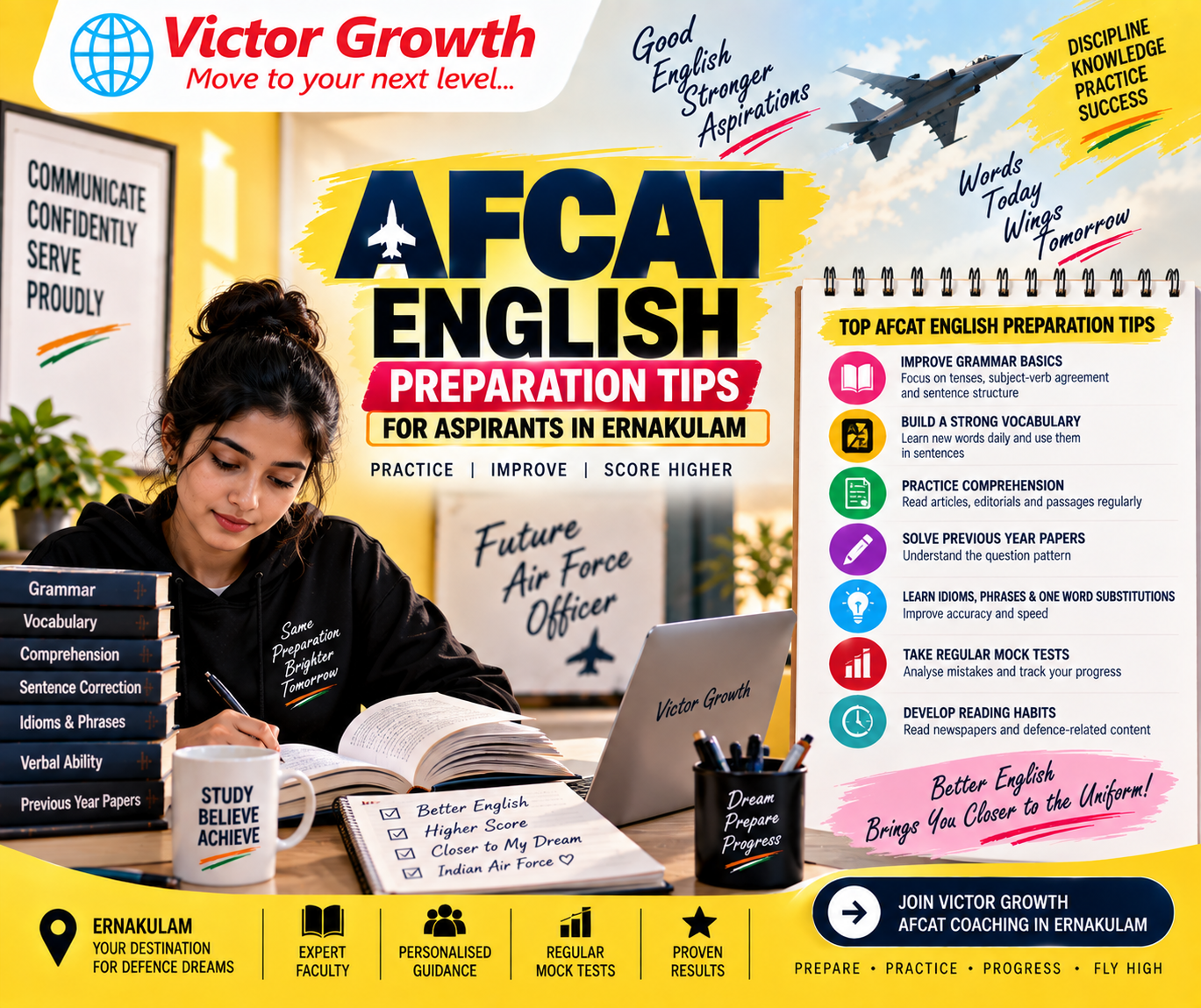 AFCAT English Preparation Tips for Aspirants in Ernakulam