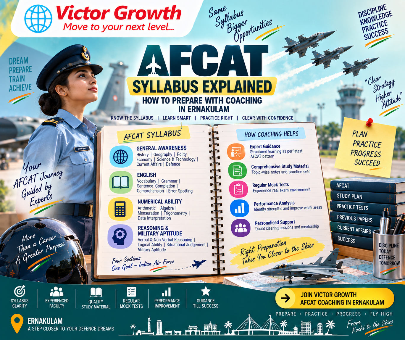AFCAT Syllabus Explained: How to Prepare with Coaching in Ernakulam