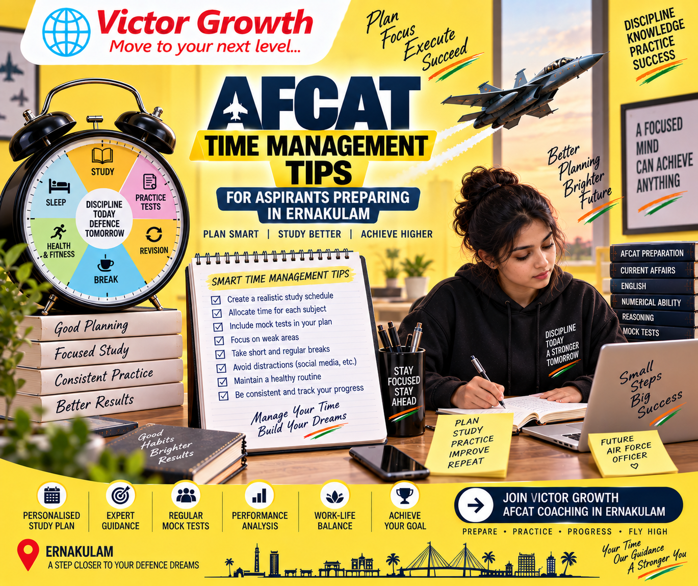 AFCAT Time Management Tips for Aspirants Preparing in Ernakulam
