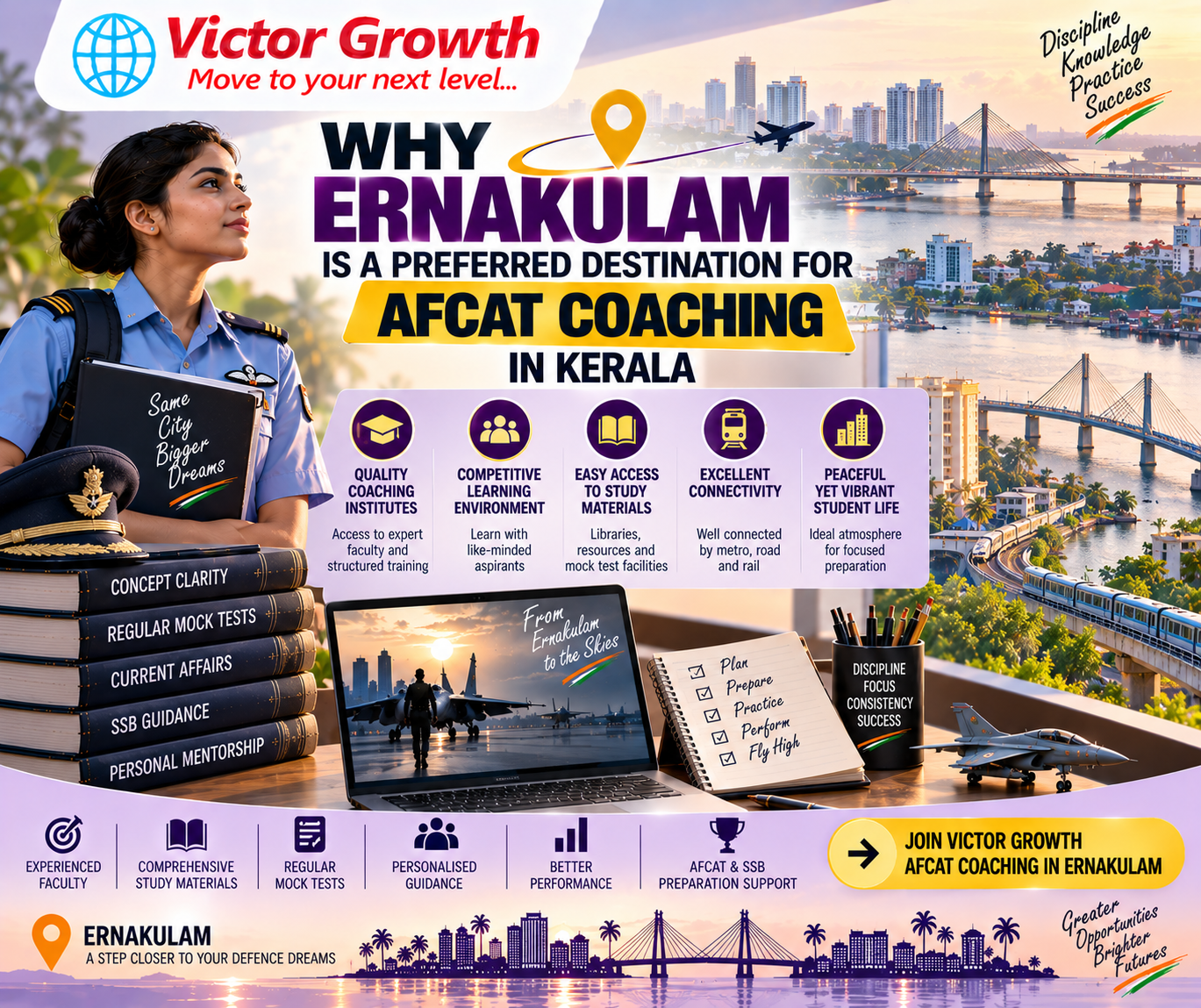 Why Ernakulam Is a Preferred Destination for AFCAT Coaching in Kerala