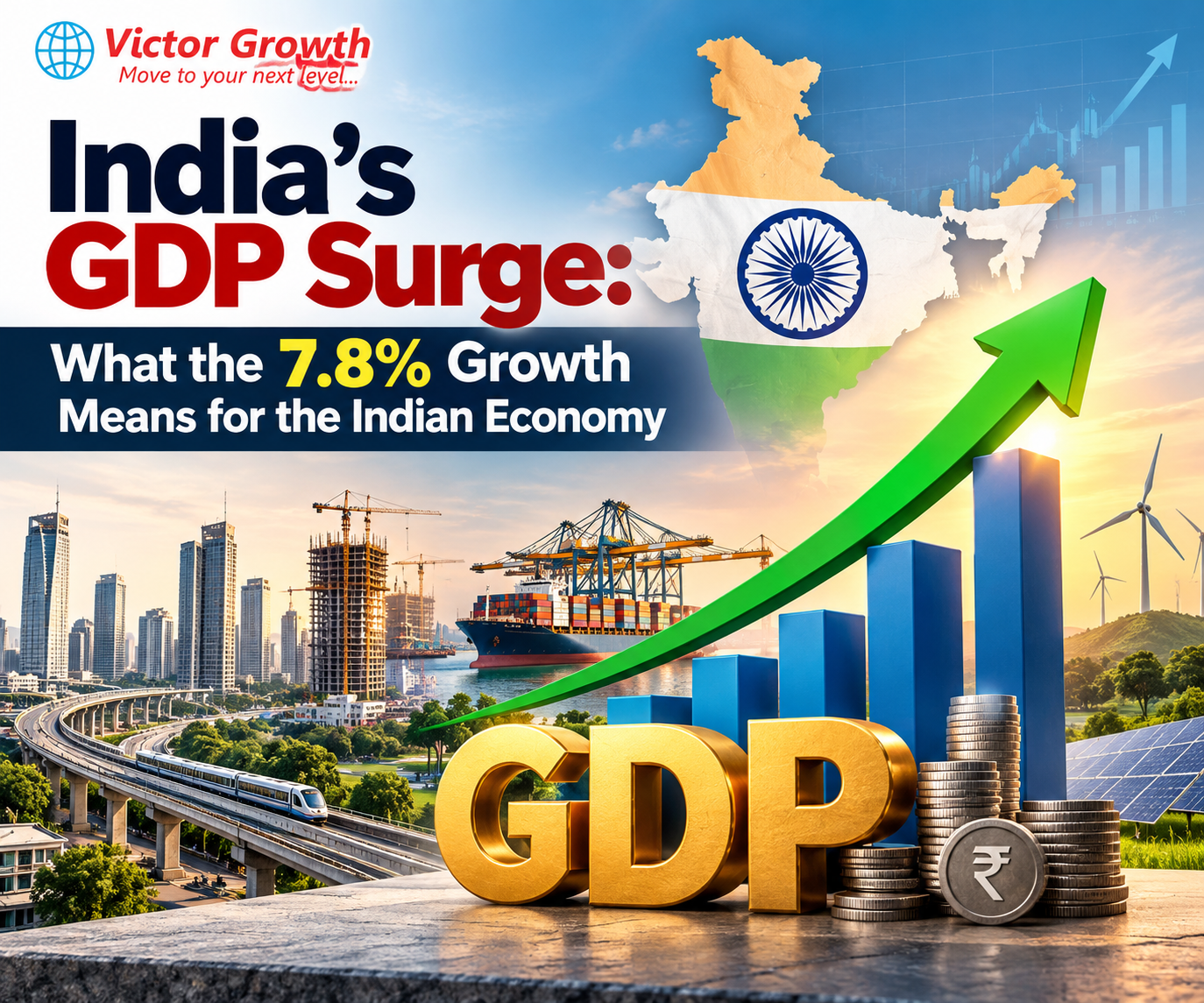 India’s GDP Surge: What 7.8% Growth Means for the Indian Economy