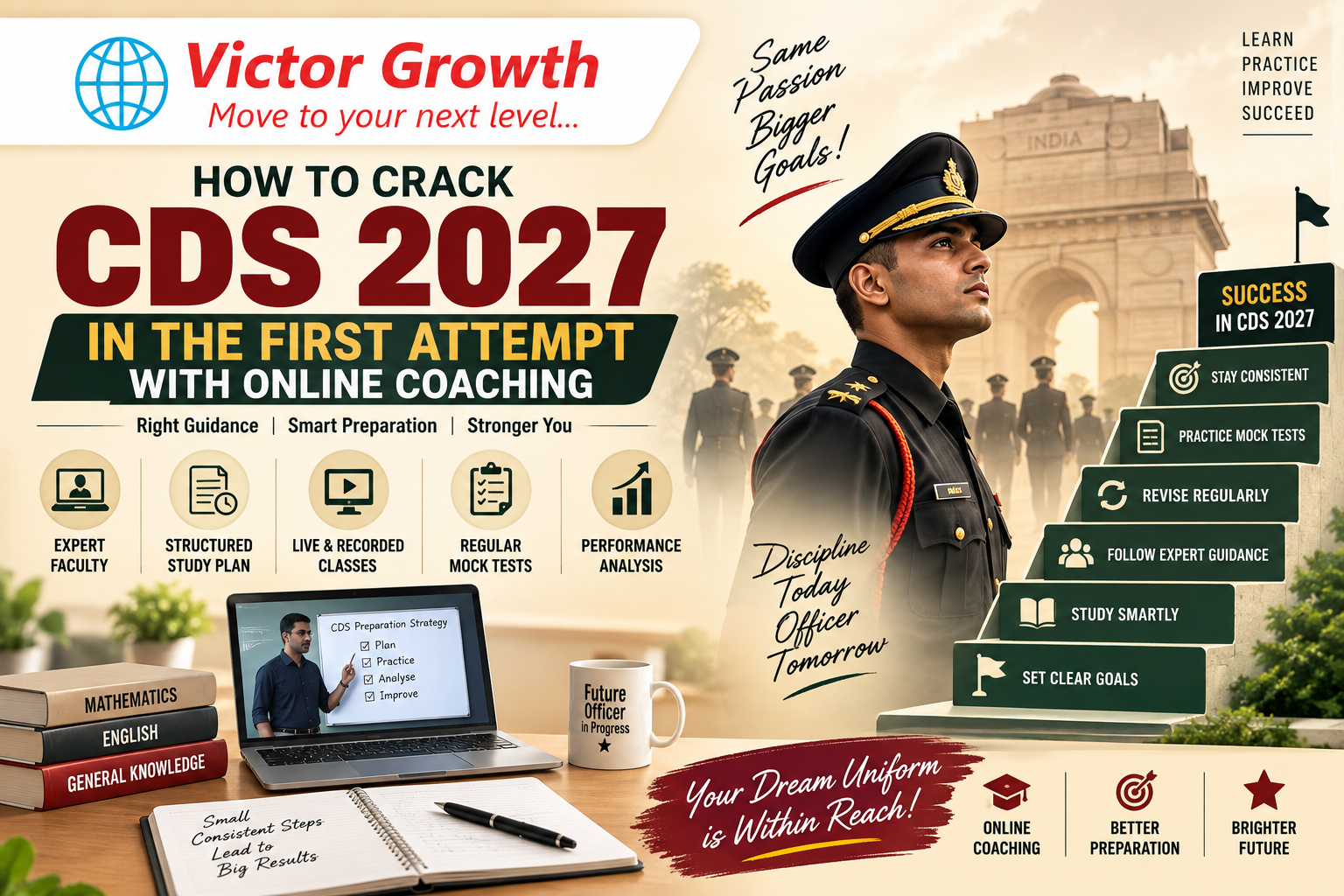 How to Crack CDS 2027 in the First Attempt with Online Coaching