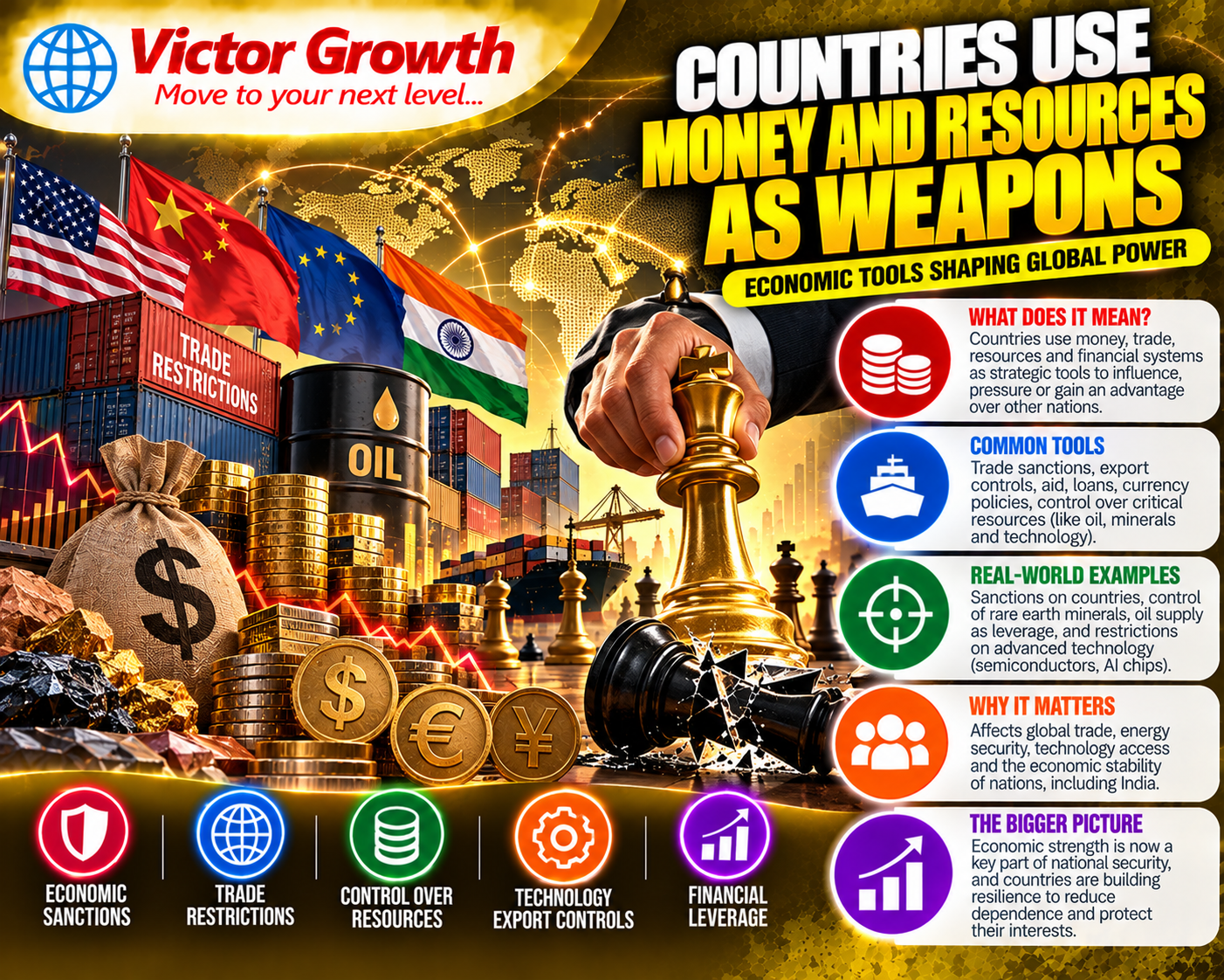 Countries Use Money and Resources as Weapons: UPSC Current Affairs