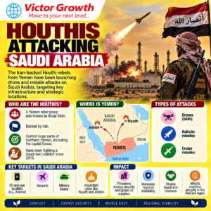 Houthis Attacking Saudi Arabia: Causes, Red Sea Geopolitics and Implications for UPSC