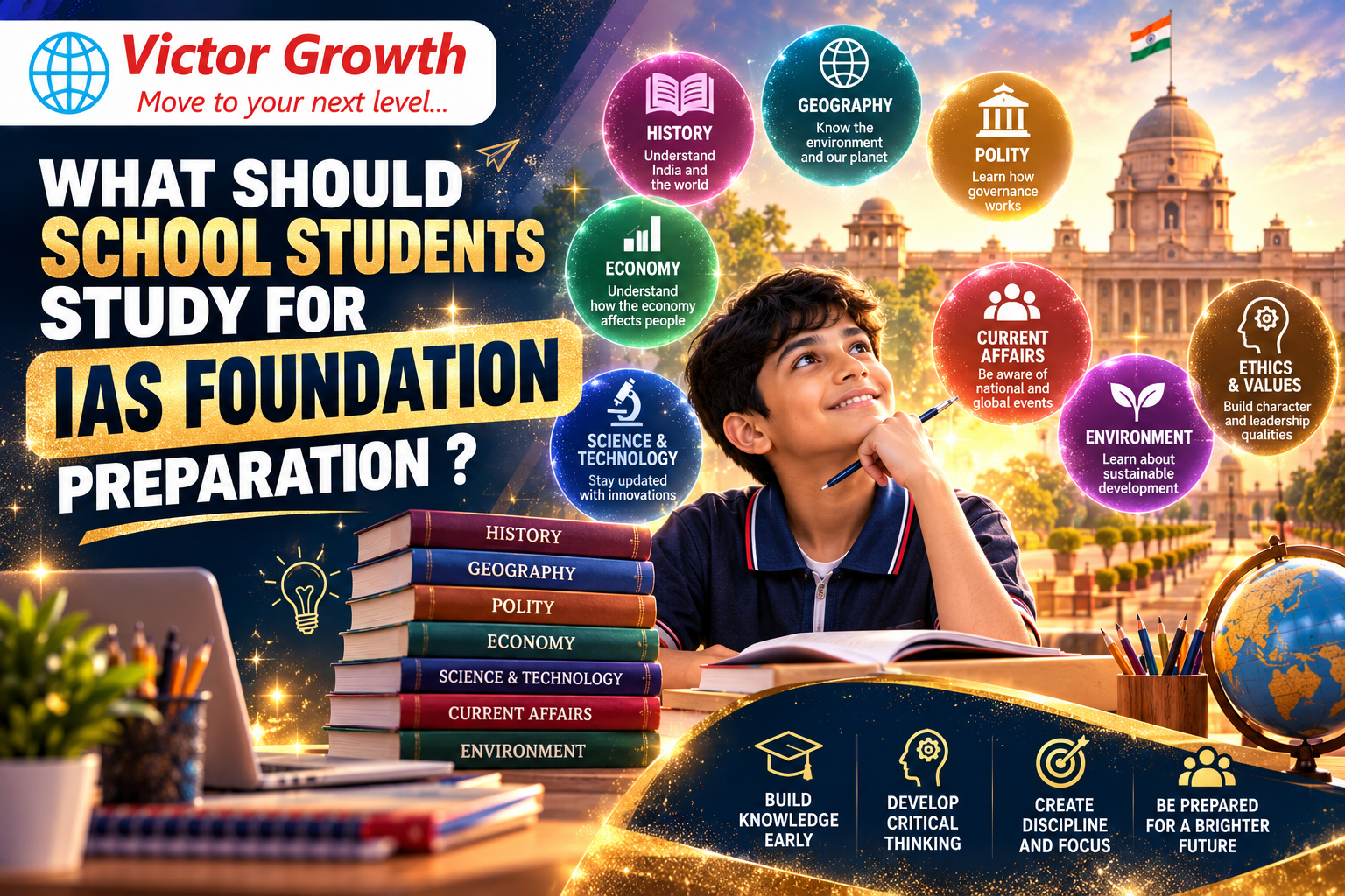 What Should School Students Study for IAS Foundation Preparation?