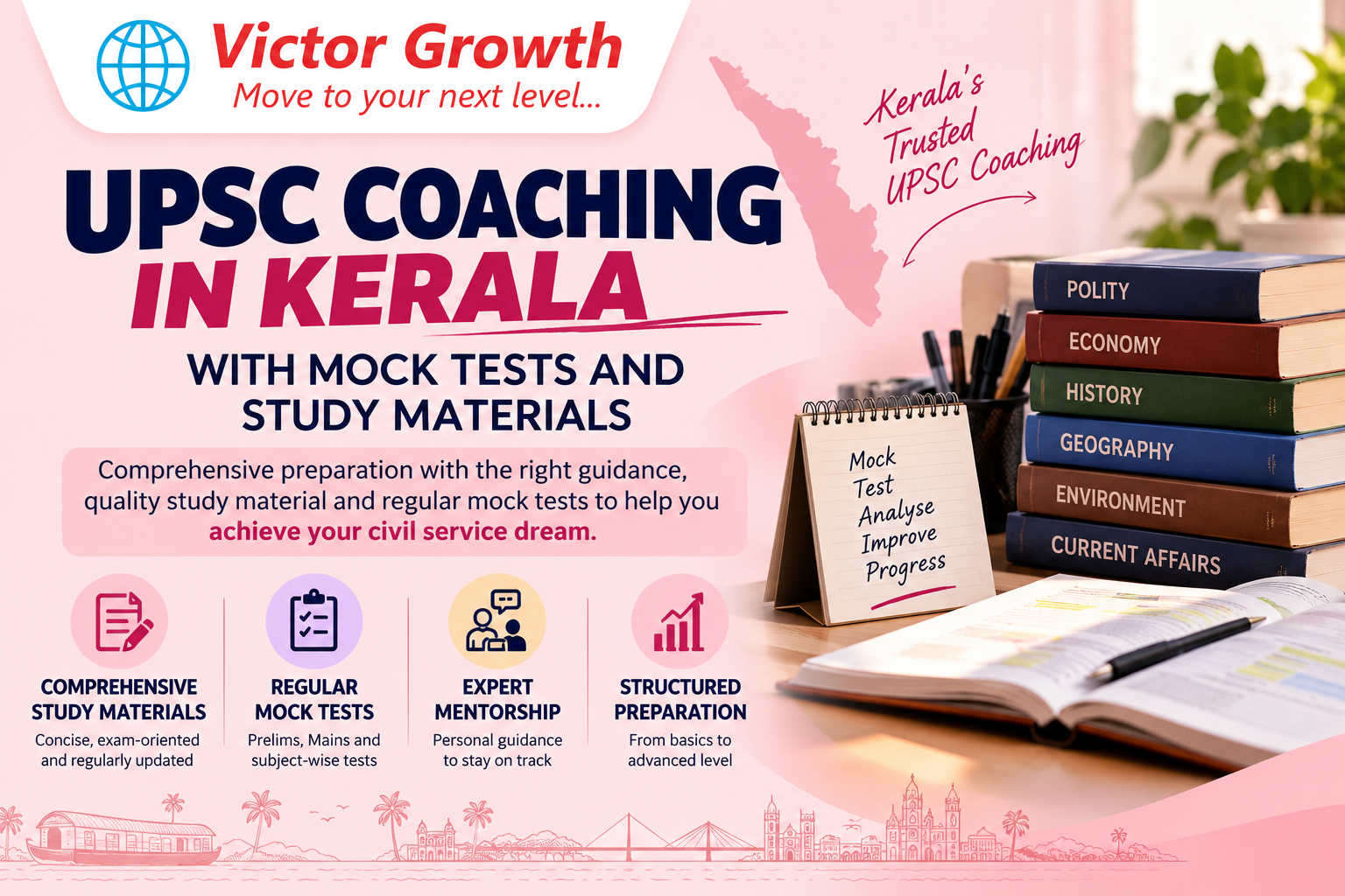UPSC Coaching in Kerala with Mock Tests and Study Materials
