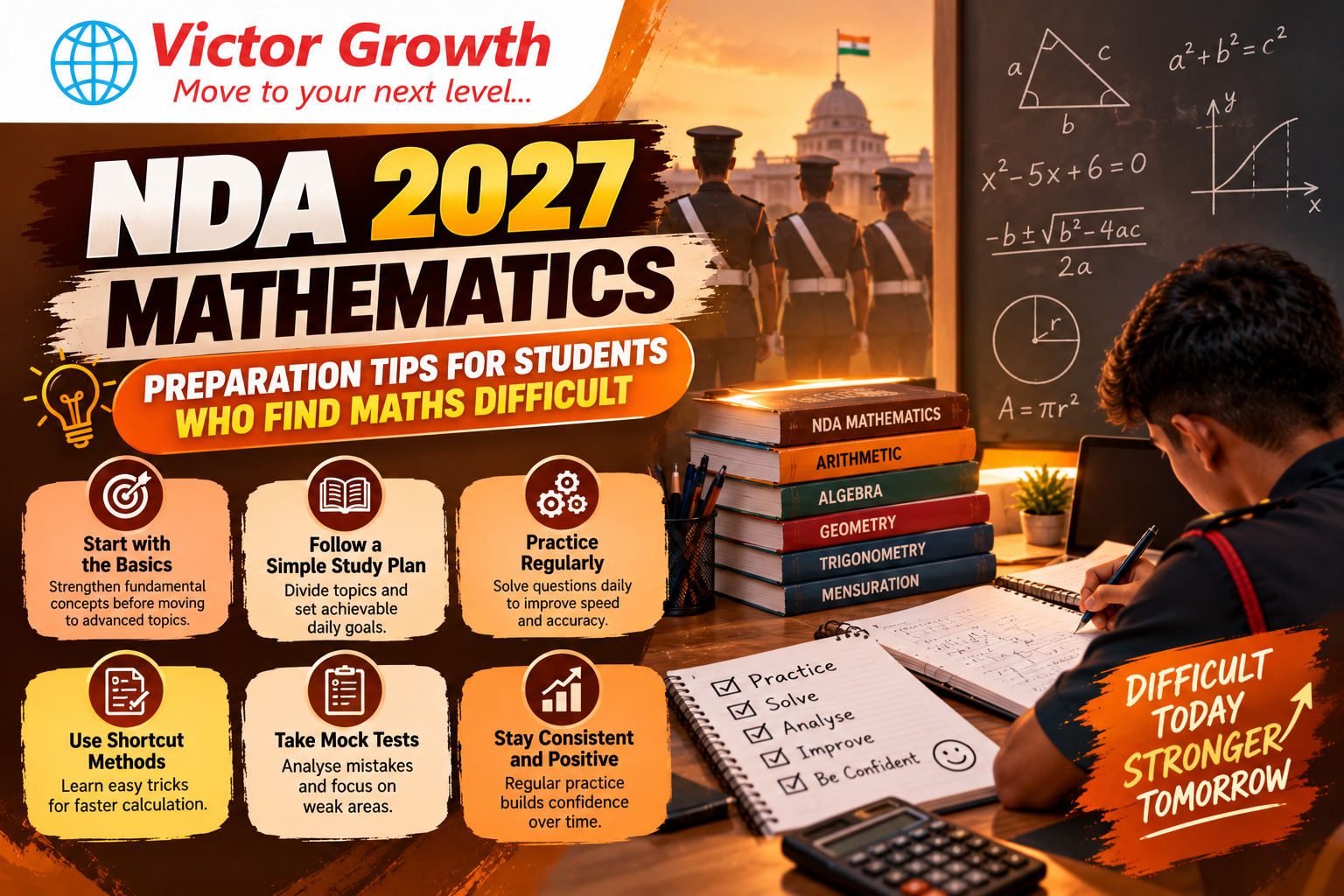 NDA 2027 Mathematics Preparation Tips for Students Who Find Maths Difficult