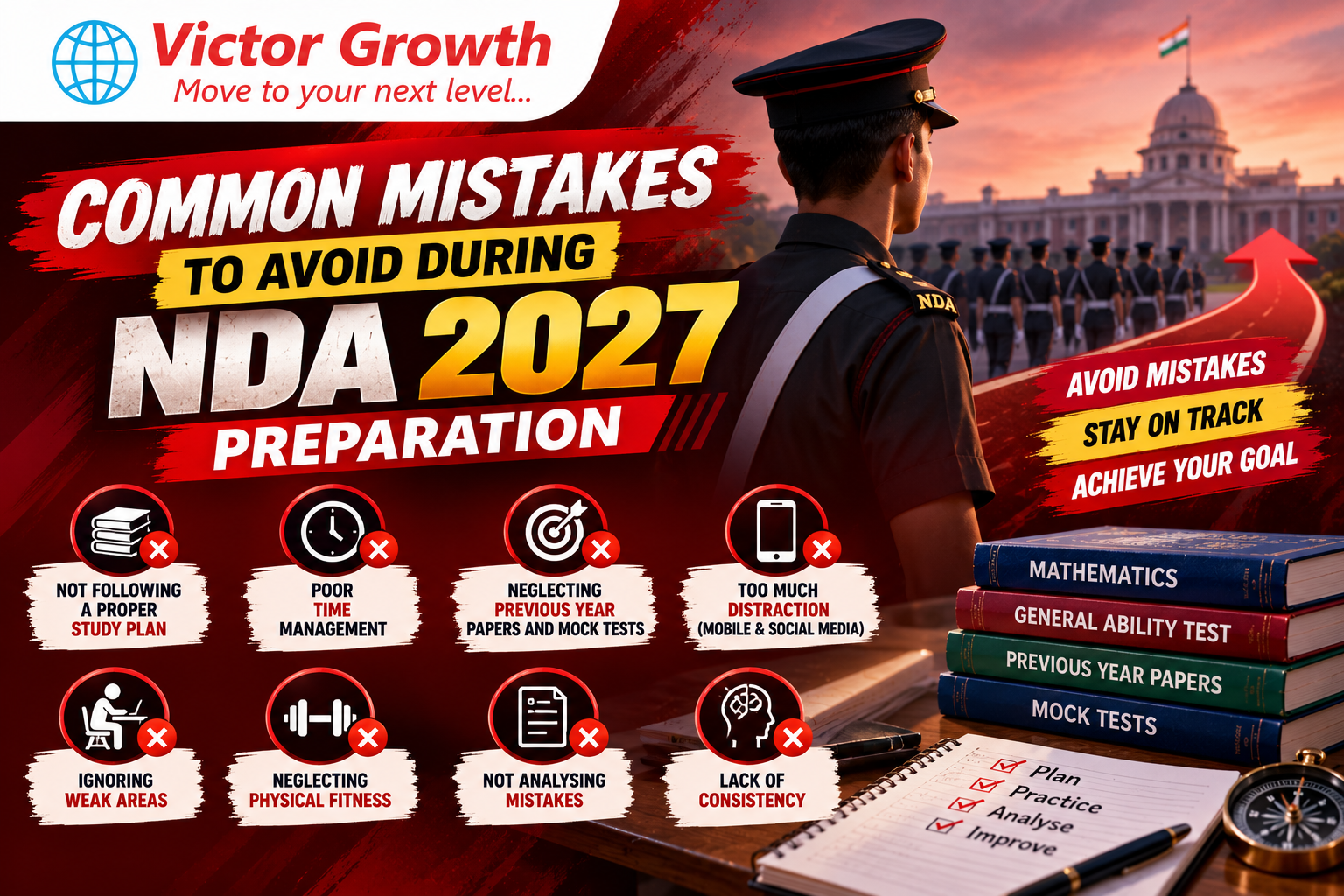 Common Mistakes to Avoid During NDA 2027 Preparation