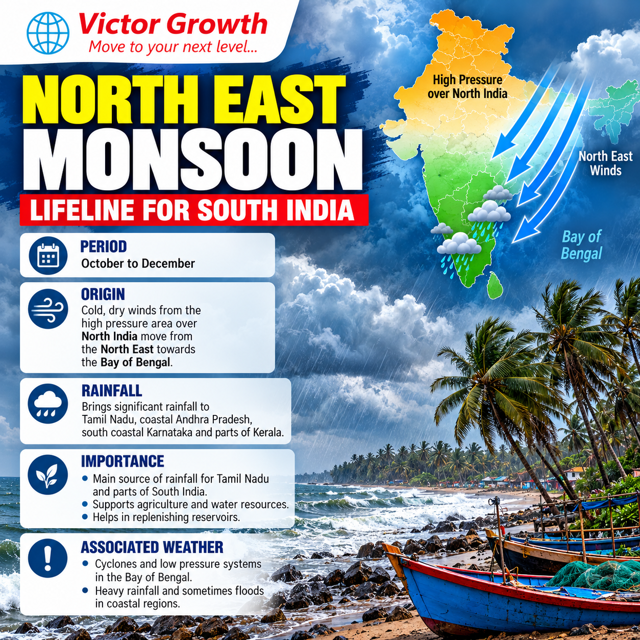 Northeast Monsoon in India: Causes, Importance and UPSC Relevance