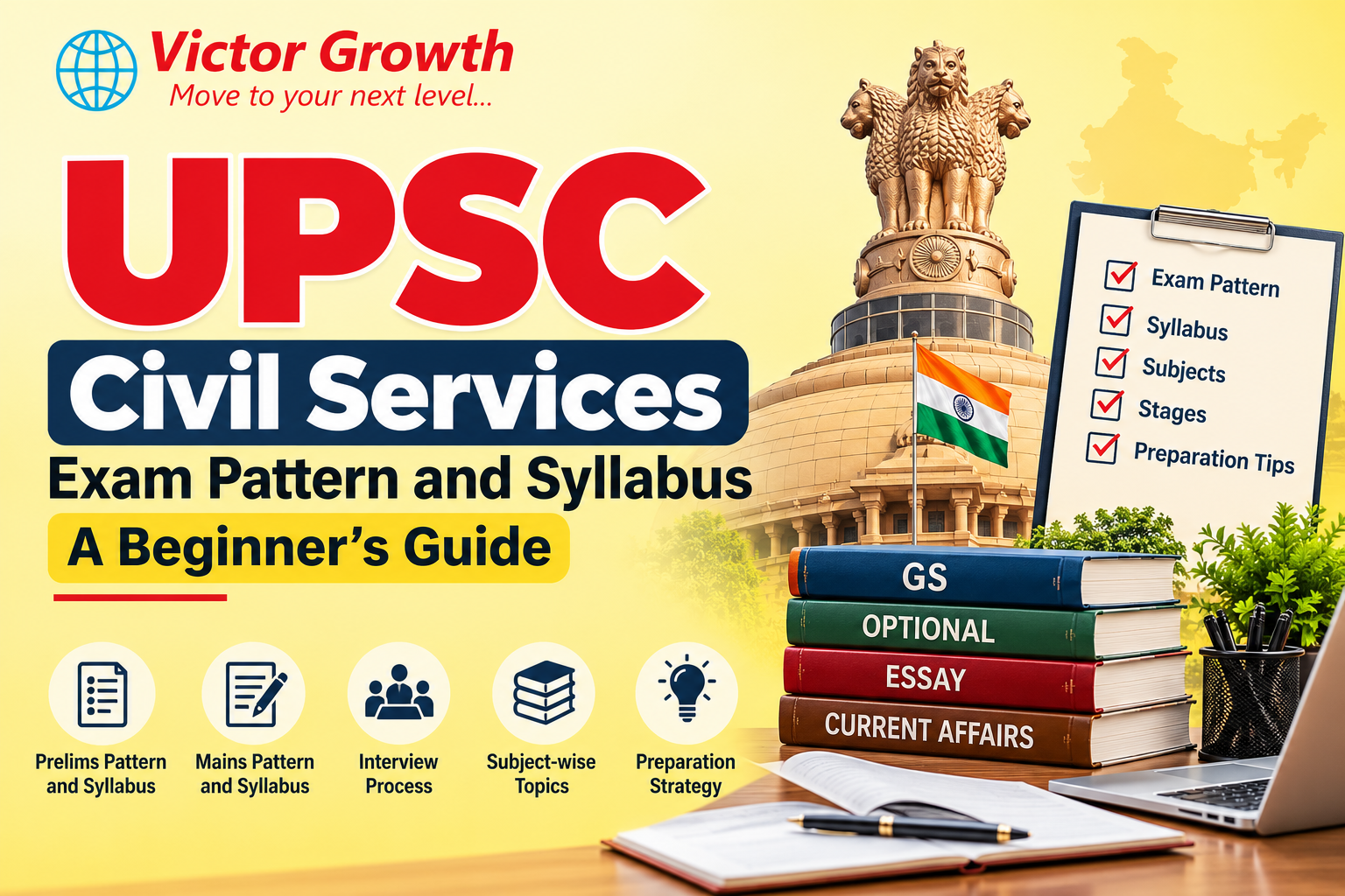 UPSC Civil Services Exam Pattern and Syllabus: A Beginner's Guide