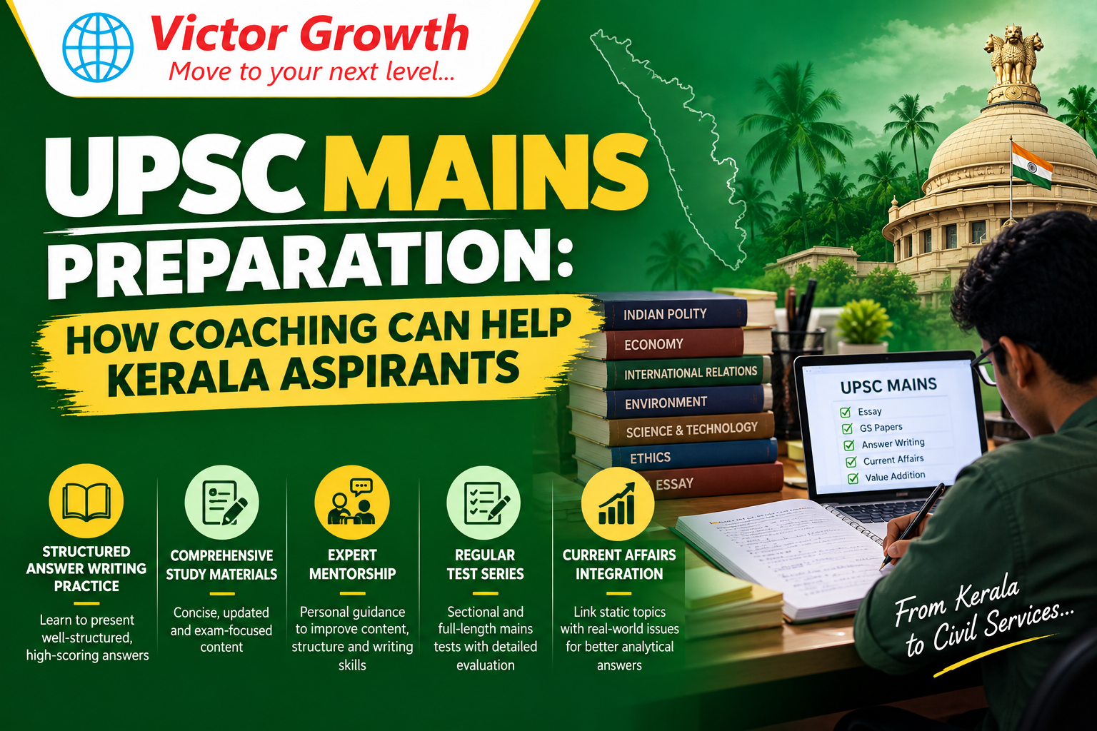 UPSC Mains Preparation: How Coaching Can Help Kerala Aspirants