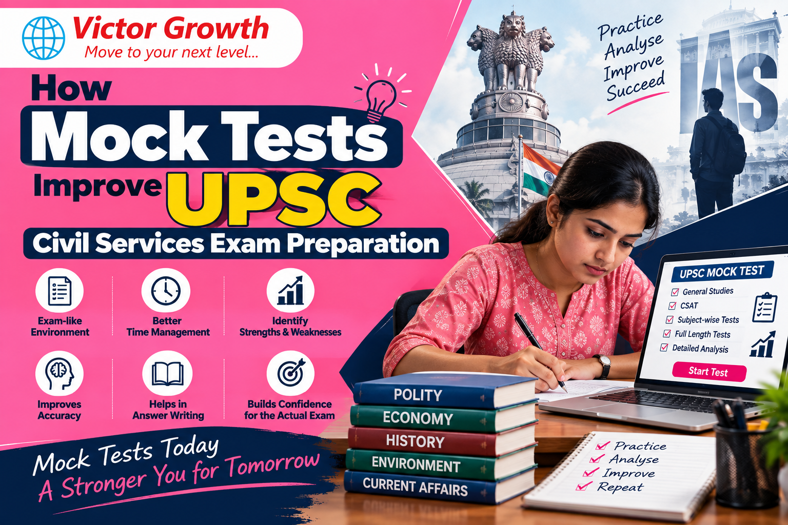 How Mock Tests Improve UPSC Civil Services Exam Preparation