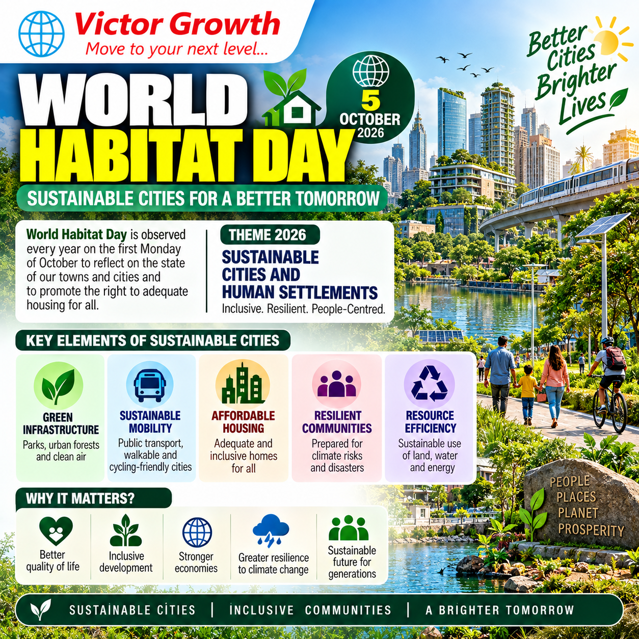 World Habitat Day 2026 and Sustainable Cities